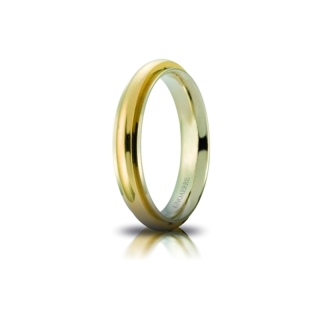 Fede UNOAERRE Oro Bicolore 18 Kt. 750 Mod. Andromeda