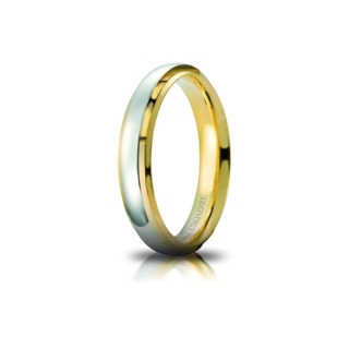 Fede UNOAERRE Oro Bicolore 18 Kt. 750 Mod. Cassiopea