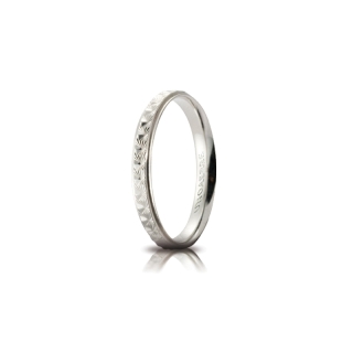 UNOAERRE 18Kt White Gold Engagement Ring mod. Mimosa