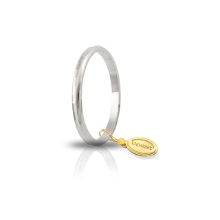 Fedina UNOAERRE in Oro Bianco 18 Kt. 750 mod. Mughetto