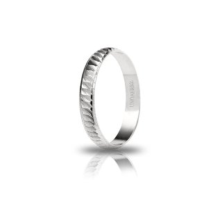 UNOAERRE 18Kt White Gold Engagement Ring mod. Margherita