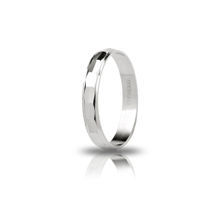 UNOAERRE 18Kt White Gold Engagement Ring mod. Viola