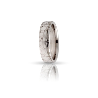 Wedding Ring in 925 Silver mod. Madacascar mm. 5
